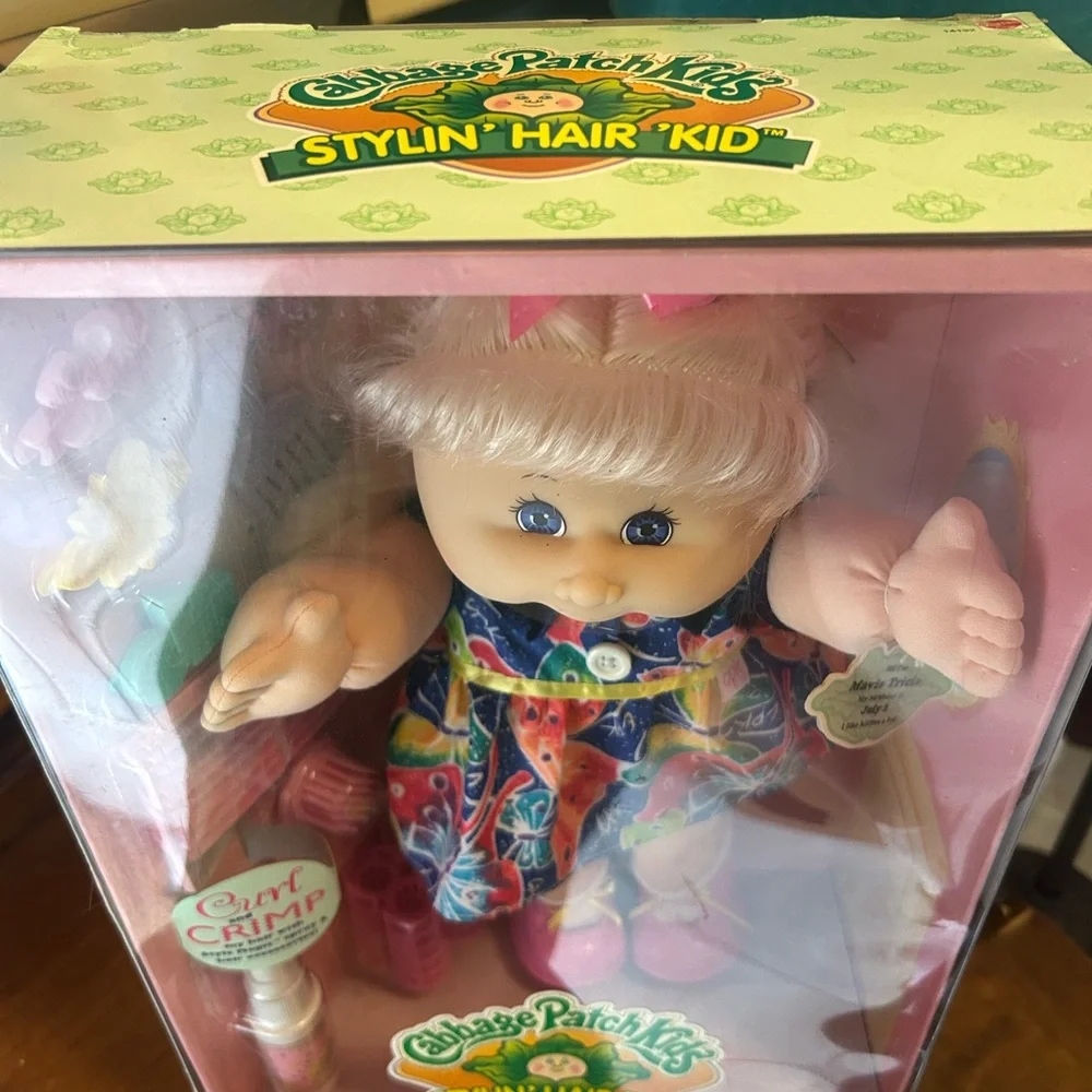 Cabbage Patch Kids Doll with Colorful Dress